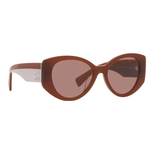 MIU MIU Sunglasses Unisex Red