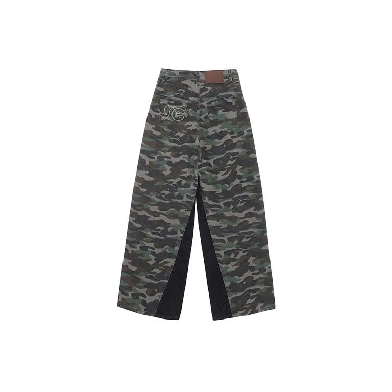 Fax Copy Express SS22 Casual Pants Women's Camouflage-1