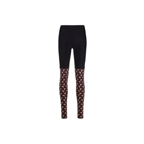 Marine Serre Leggings Women's Black