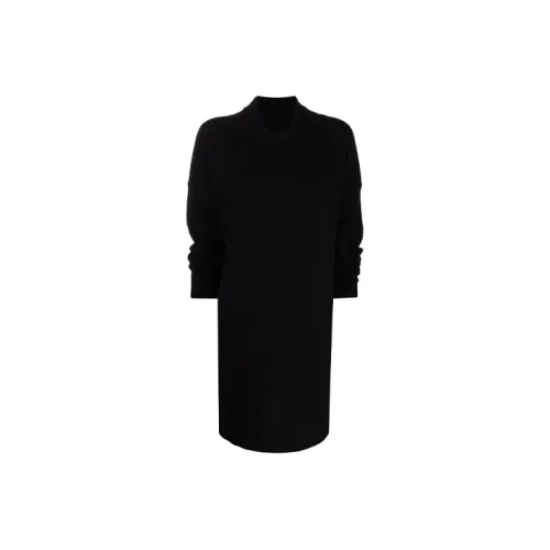 RICK OWENS Long-Sleeved Dresses Women's Black