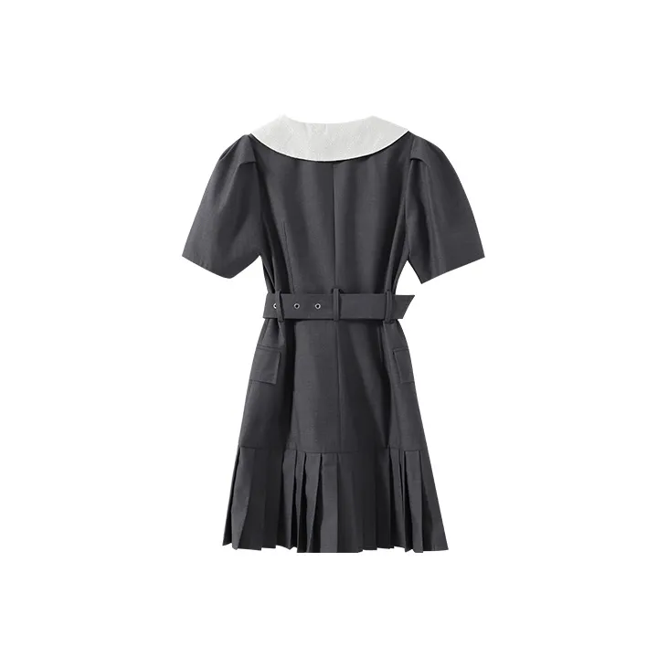 YUMOMO STAR Short Sleeved Dresses Women's Dove Gray-1
