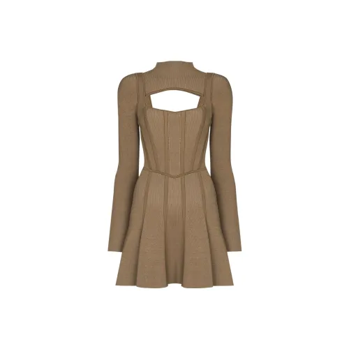 DION LEE Long-Sleeved Dresses Women's Brown