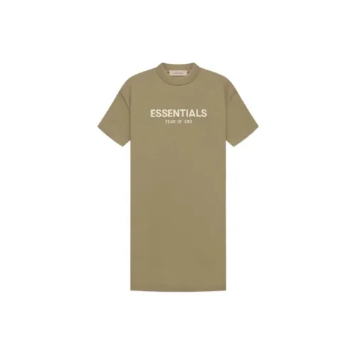 Fear Of God Essentials SS22 Short-Sleeved Dresses Women's Oak Brown