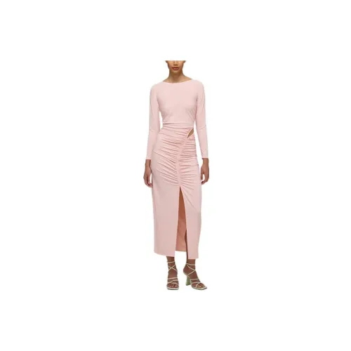 Self-portrait Long-Sleeved Dresses Women's Light Pink