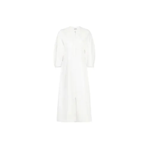 JIL SANDER Long-Sleeved Dresses Women's White