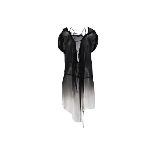 Ann Demeulemeester Short-Sleeved Dresses Women's Black