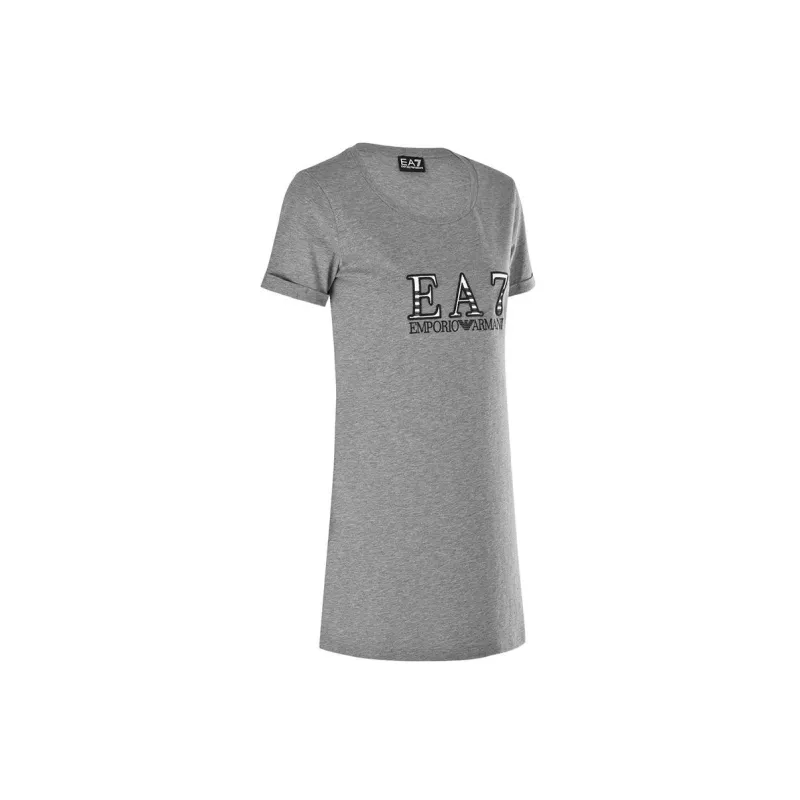 EMPORIO ARMANI EA7 Short Sleeved Dresses Women's Gray-2