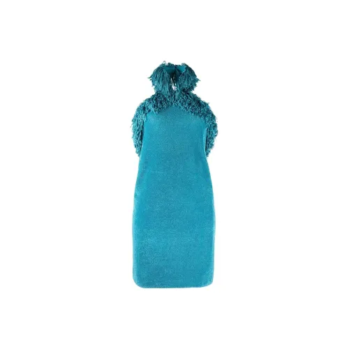 Bottega Veneta Sleeveless Dresses Women's Blue