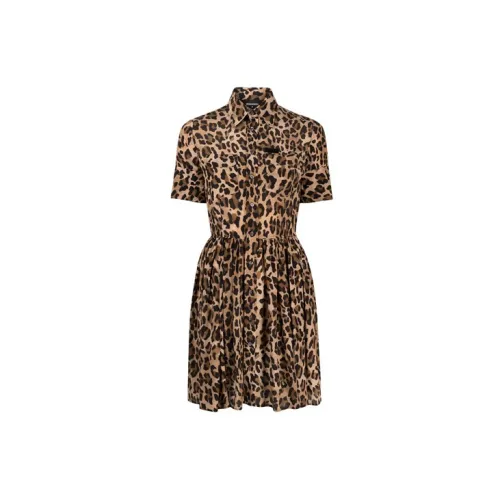 DSQUARED 2 Short-Sleeved Dresses Women's Brown