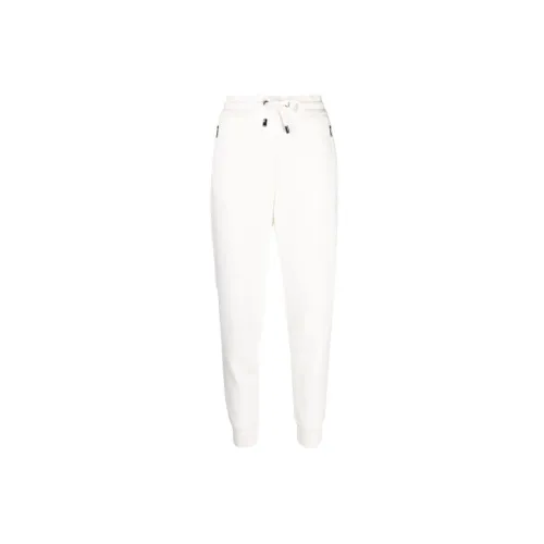 EMPORIO ARMANI Knitted Sweatpants Women's White