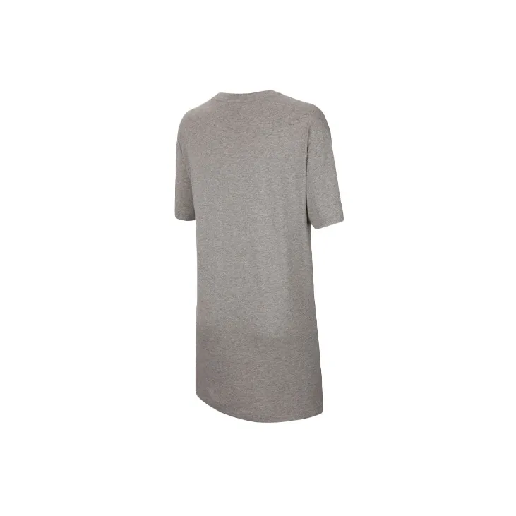 Nike Sportswear Essential Short Sleeved Dresses Women's Gray-1