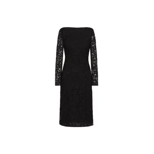 Valentino Long-Sleeved Dresses Women's Black