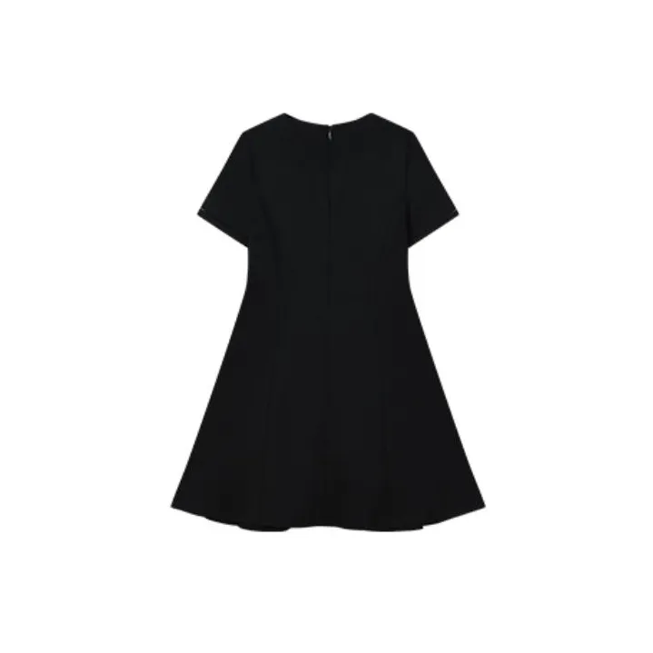 FILA Short Sleeved Dresses Women's Jet Black-1