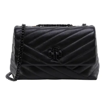 TORY BURCH Kira Sheepskin Envelope Bag, Crossbody Bag, Shoulder Bag Women's Black