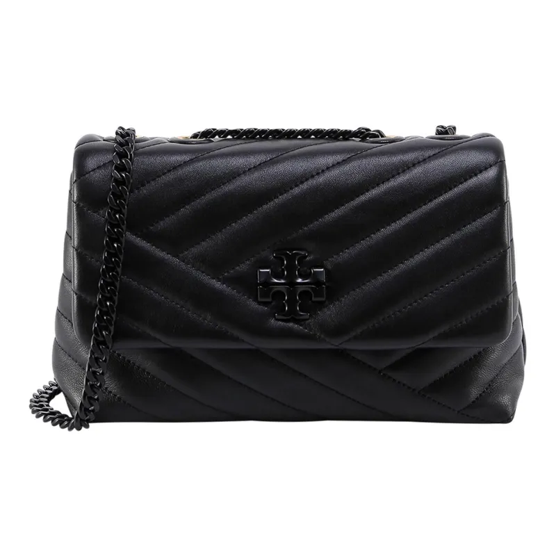 TORY BURCH Kira Sheepskin Envelope Bag, Crossbody Bag, Shoulder Bag Trumpets Women's Black-0