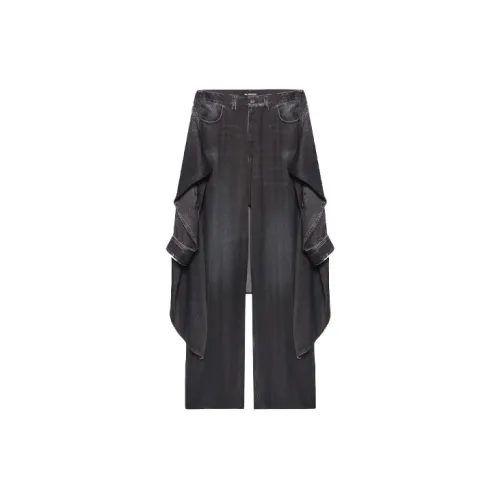 Balenciaga Wmns SS21 Straight Trousers Black