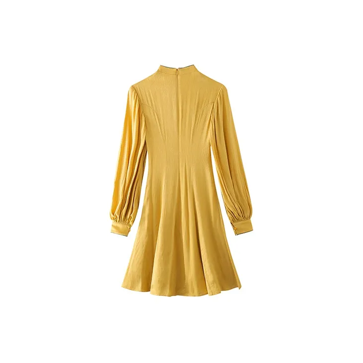 JINYE ORIENTAL Dress Women's Yellow-1