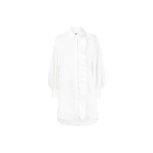 MSGM Long-Sleeved Dresses Women's White