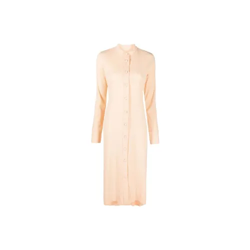 JIL SANDER Long-Sleeved Dresses Women's Orange Pink