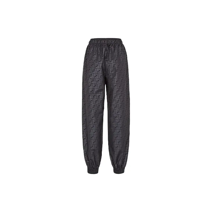 FENDI Knitted Sweatpants Women's Black-1