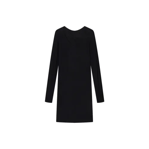 Ann Andelman Long-Sleeved Dresses Women's Black