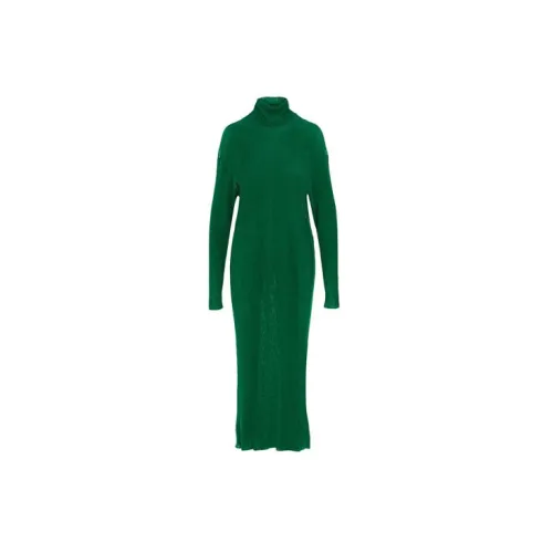 Balenciaga Long-Sleeved Dresses Women's Green