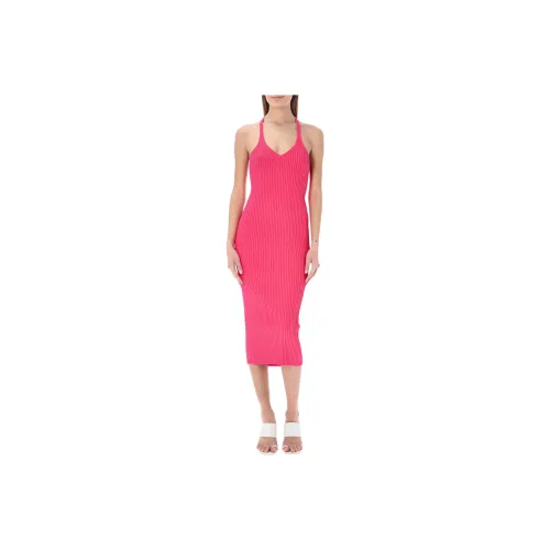 Helmut Lang Sleeveless Dresses Women's Rose Pink