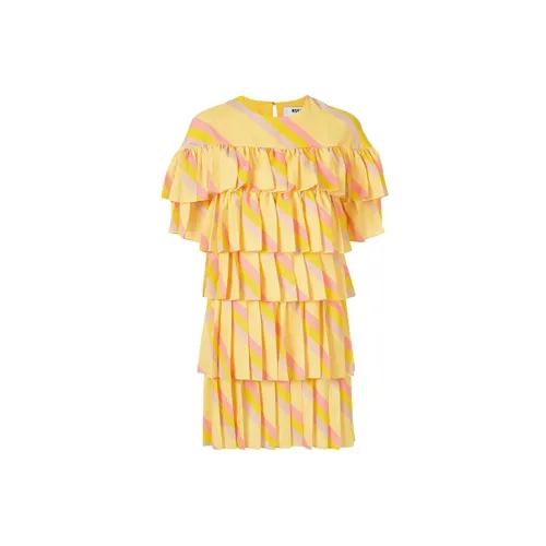 MSGM Short-Sleeved Dresses Women's Yellow