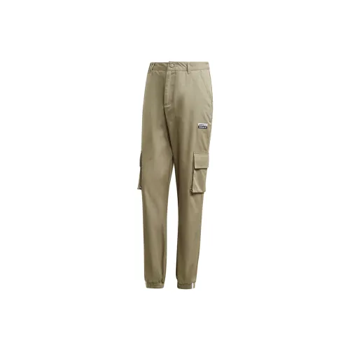 Adidas Originals Cargo Pants Women's Dark Khaki Fabric Color