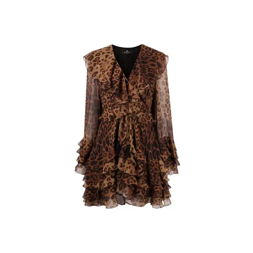 ETRO Long-Sleeved Dresses Women's Brown