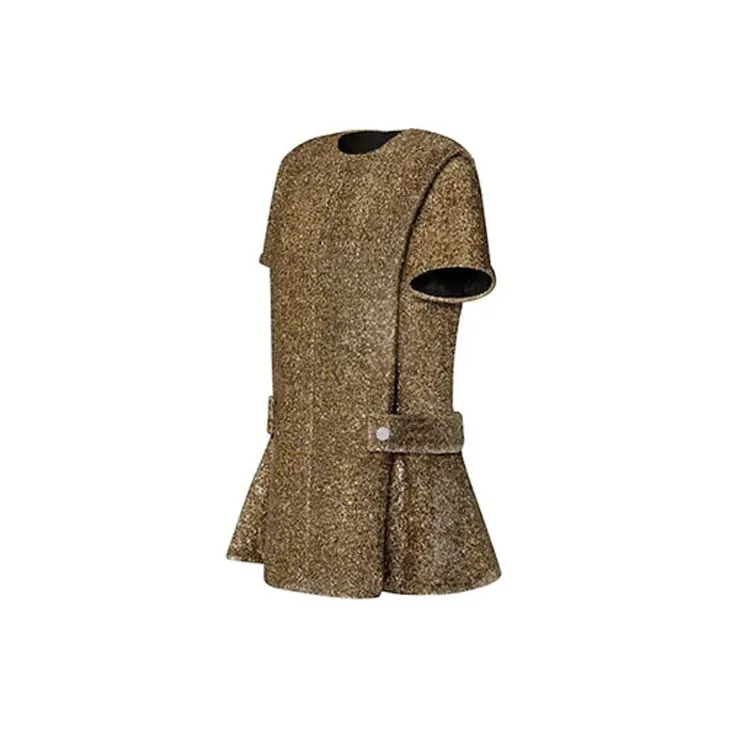 LOUIS VUITTON FW21 Short-Sleeved Dresses Women's Yellow-2