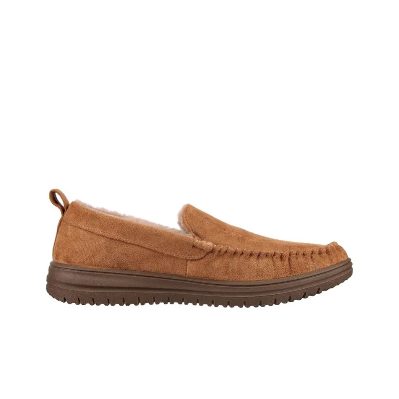 Skechers Relaxed Fit Murette Ghetti Low Top Casual Shoes Men's Brown Loose Fit-1