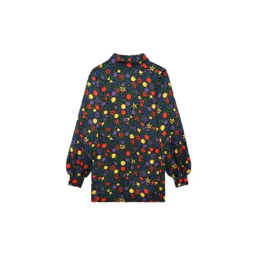 SAINT LAURENT Long-Sleeved Dresses Women's Multicolor