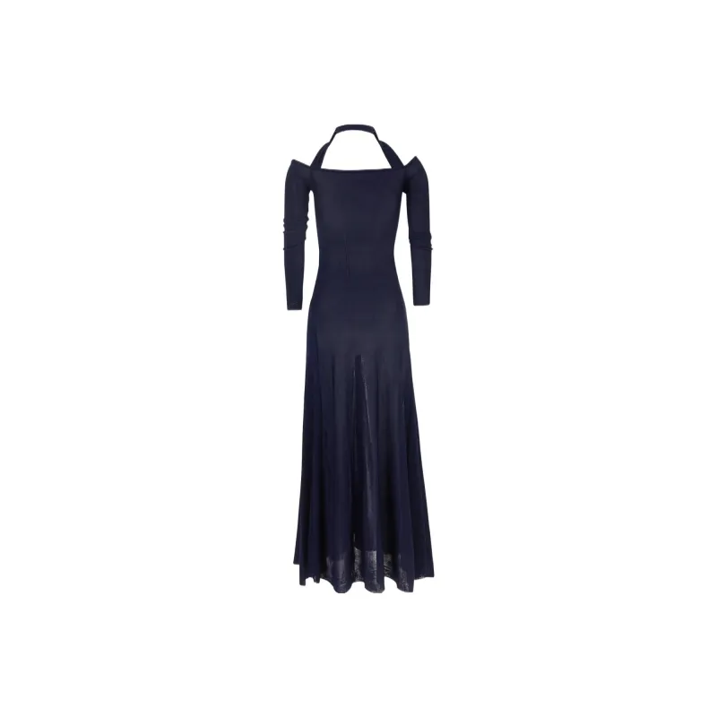 Jacquemus Long-Sleeved Dresses Women's Blue-1