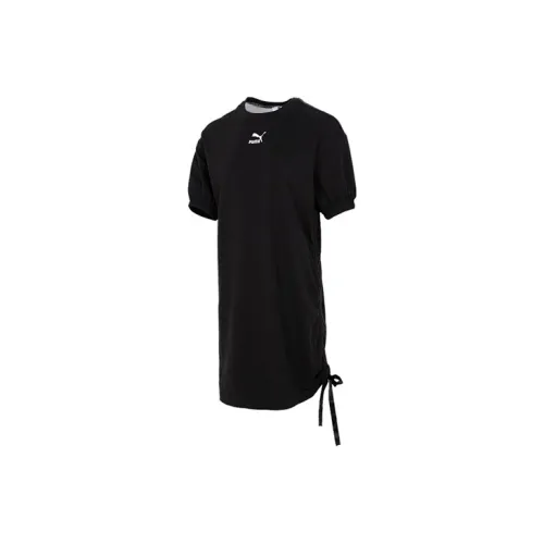 PUMA Short-Sleeved Dresses Women's Black