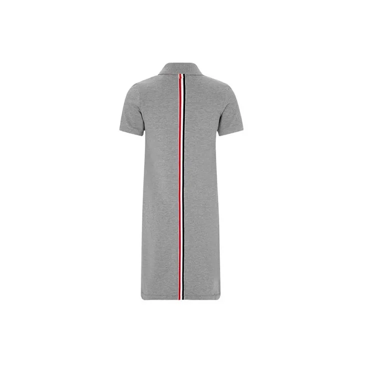 THOM BROWNE Asymmetric Hem Mini Polo Dress-1