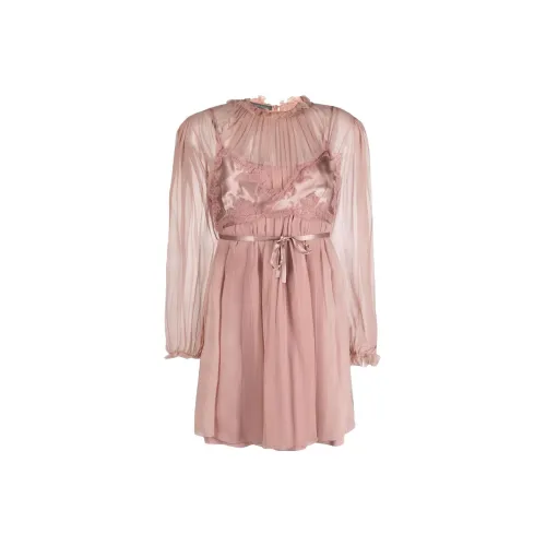 ALBERTA FERRETTI Long-Sleeved Dresses Women's Pink