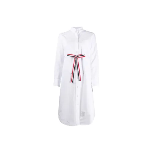 THOM BROWNE Long-Sleeved Dresses Women's White