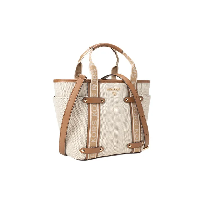 MICHAEL KORS Polyester With Cotton Portable Crossbody Bag, Shoulder Bag Women's Beige-1