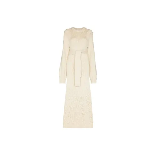 Chloé Long-Sleeved Dresses Women's Beige