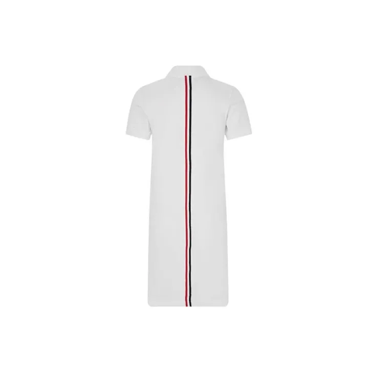 THOM BROWNE Rwb Striped Polo Dress-1