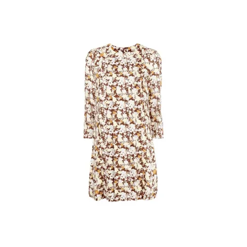 TORY BURCH Long-Sleeved Dresses Women's Brown