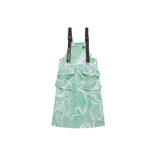 LiNing China Li Ning Slip Dresses Women's Mint Leaf Green