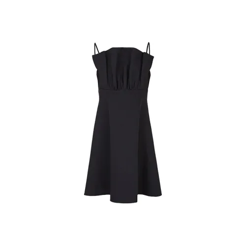 URBAN REVIVO Sleeveless Dresses Women's Jet Black