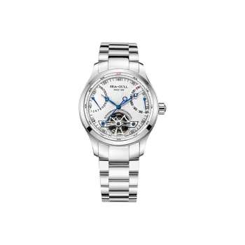Sea Gull Masterpiece Collection Automatic Mechanical Movement Steel Strap Watch Men's Watches White Dial