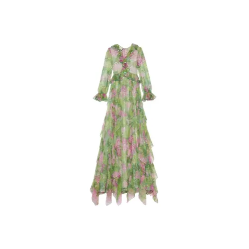 GUCCI Long-Sleeved Dresses Women's Green