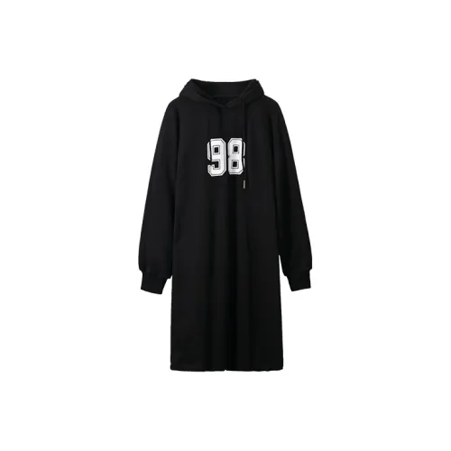 MITUAN Long-Sleeved Dresses Women's Black