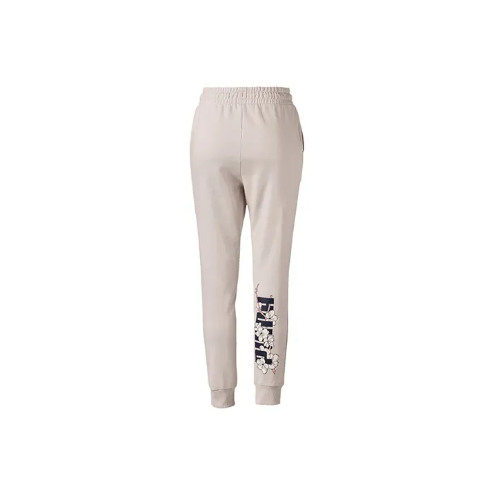 PUMA Knitted Sweatpants Women's Pink-1