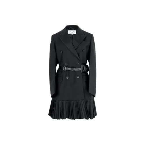 PRADA Long-Sleeved Dresses Women's Black