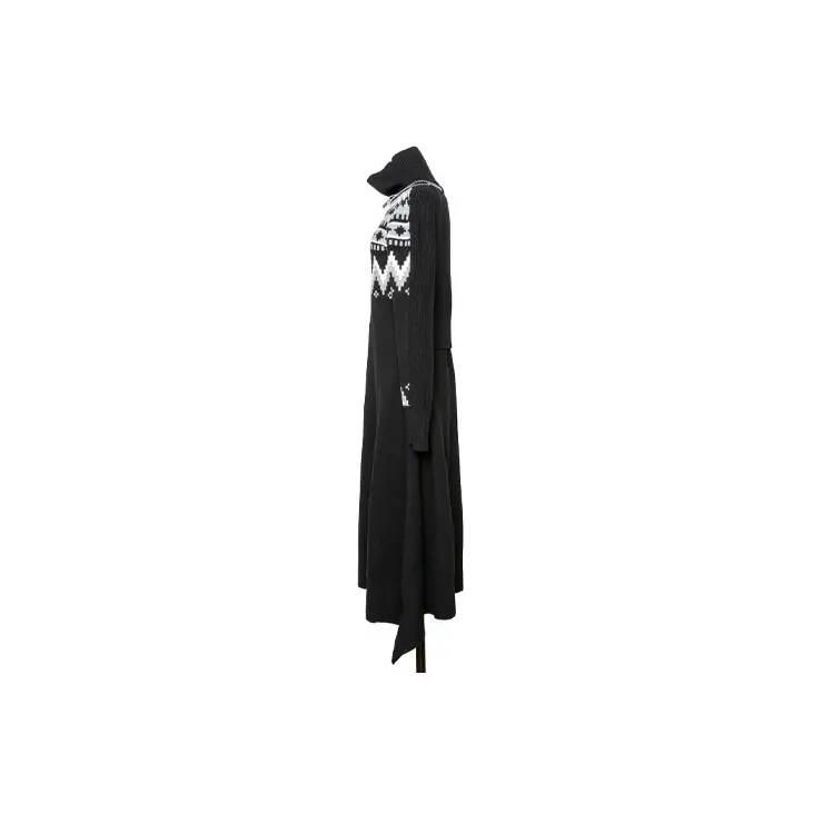 Sacai Long-Sleeved Dresses Women's Black-2